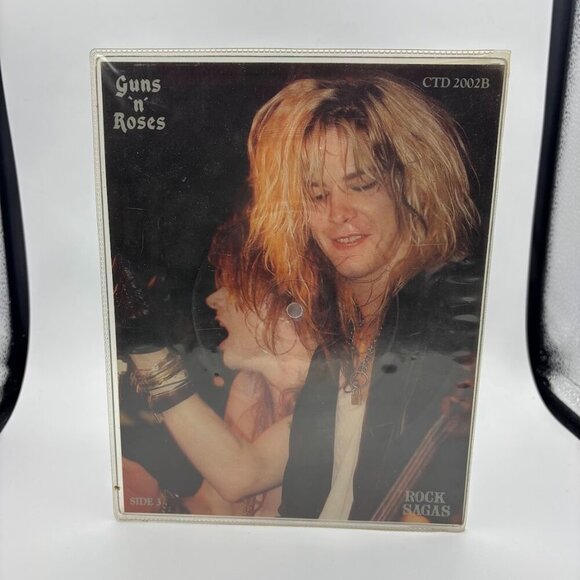 GUNS N ROSES 2 - Chris Tetley Rock Saga Interview Picture Disc LP - Picture 2 of 3